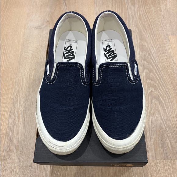 Vans Shoes - Vans LX Slip On Dark Navy Sneakers